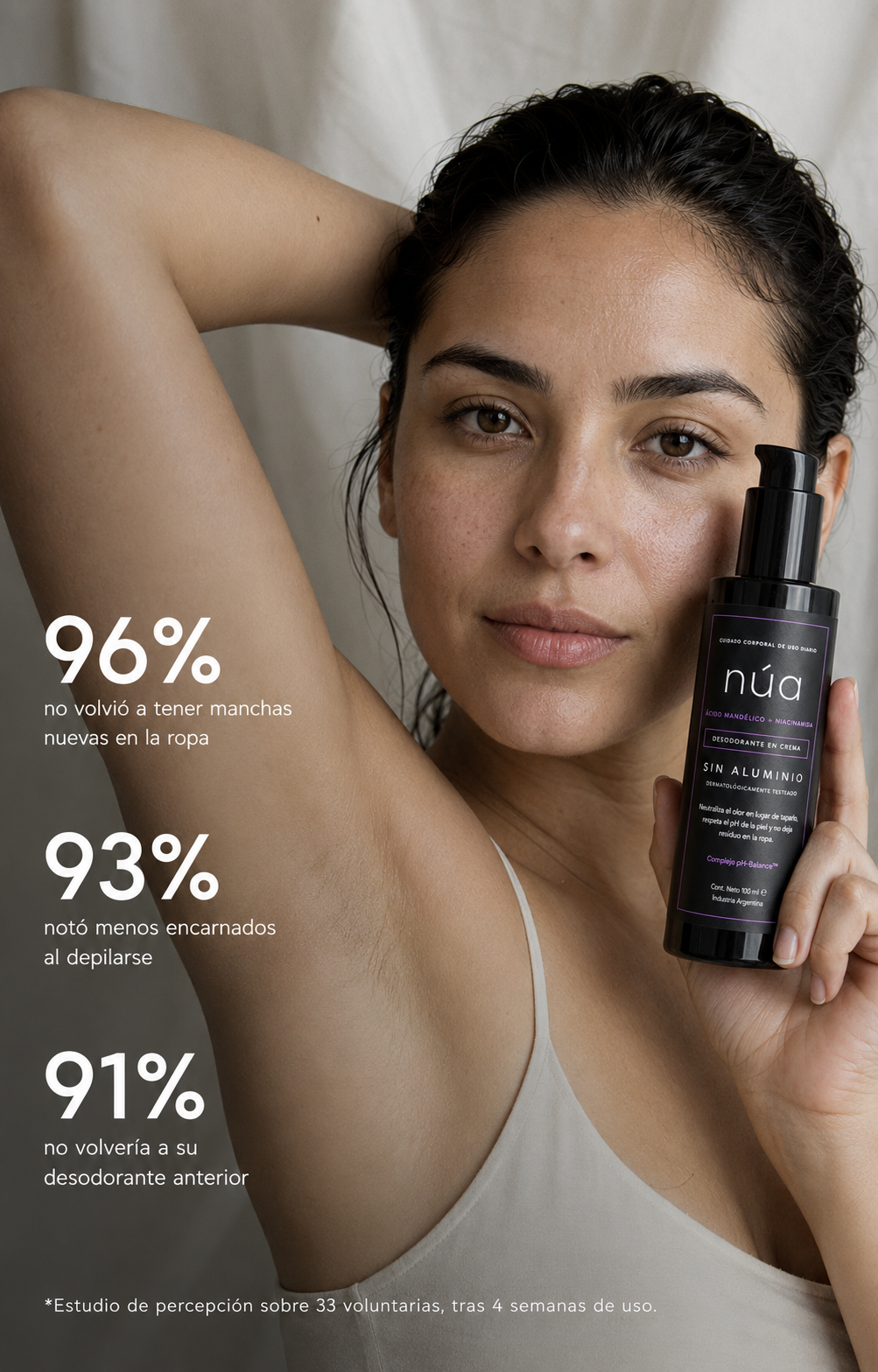 96% no volvio a tener manchas nuevas en la ropa